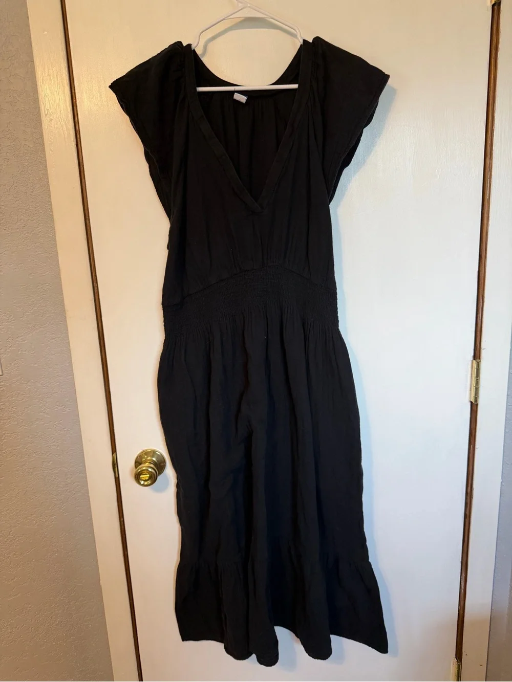 old navy short sleeve maxi dress Old Navy Women's Vintage Crew-Neck Maxi Dress - Green